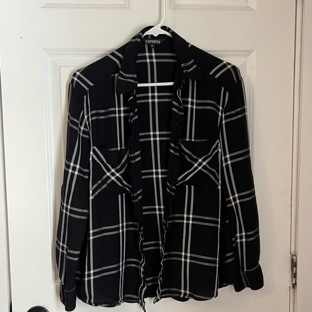 Express Flannel Top
